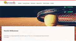 Desktop Screenshot of berntennis.ch